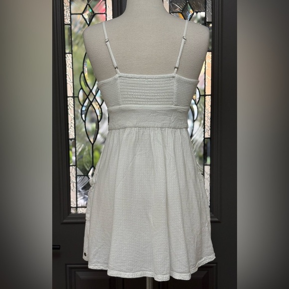 Roxy Under the Sun Tie Front Mini Dress with Spaghetti Strap - Picture 7 of 8